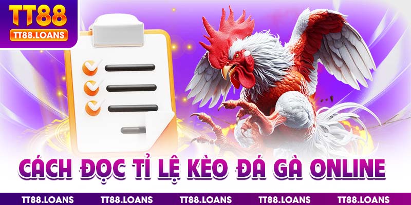 Cách đọc tỉ lệ kèo đá gà online